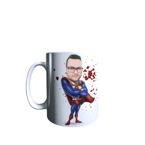 Чаша с карикатура