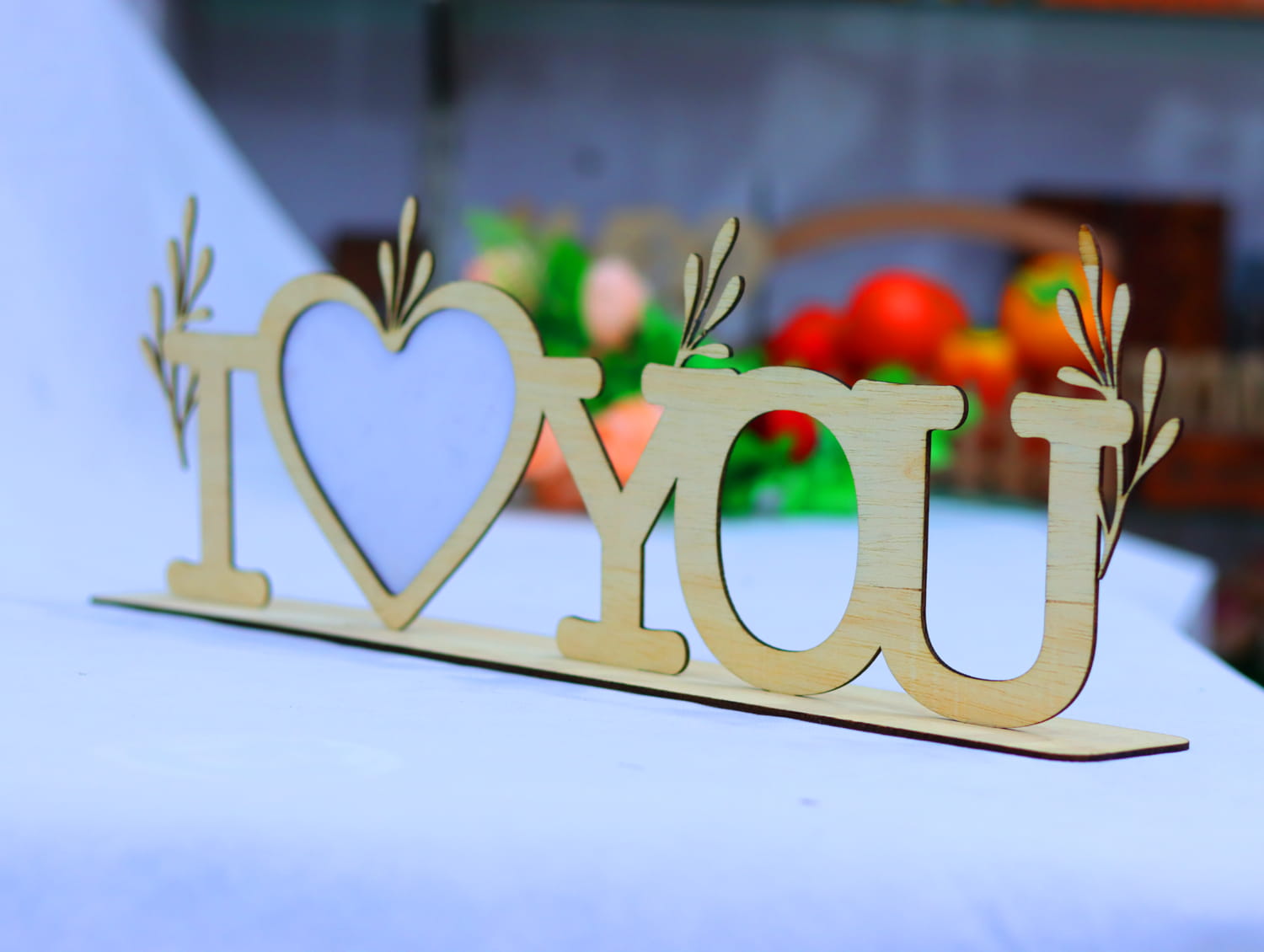 Дървена рамка за снимка - I Love You Дървена рамка за снимка - I Love You