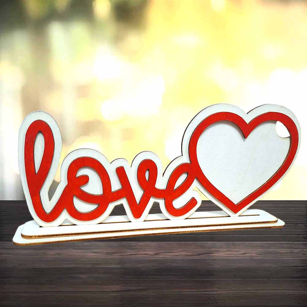 Дървена рамка за снимка "Love" Дървена рамка за снимка "Love"