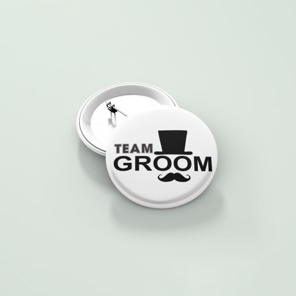 Значка Усмивка Значка Team Groom