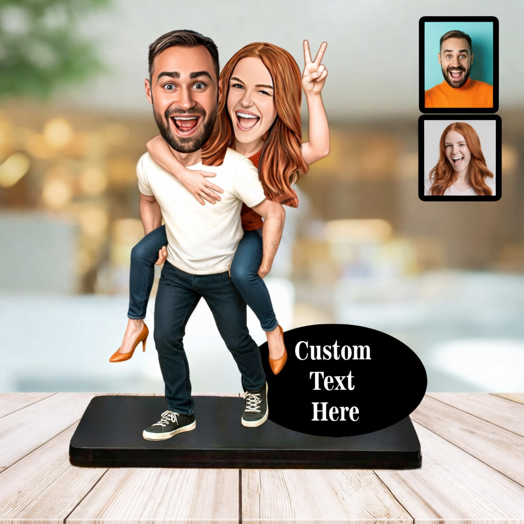 Персонализирана статуетка карикатура от снимка Персонализирана статуетка карикатура от снимка